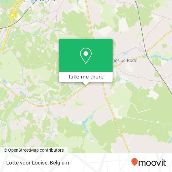 Lotte voor Louise, Hallesesteenweg 181 1640 Sint-Genesius-Rode map