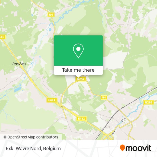 Exki Wavre Nord plan