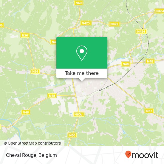 Cheval Rouge map