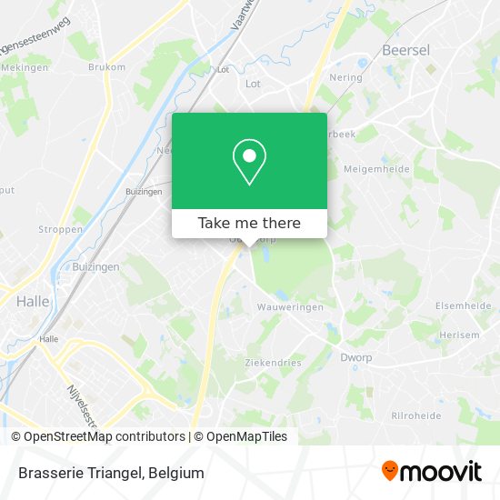 Brasserie Triangel map