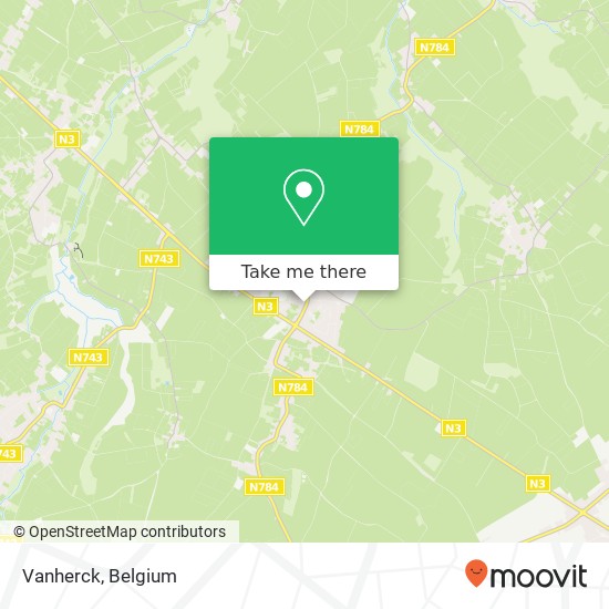 Vanherck, Nieuwe Steenweg 25 3870 Heers map