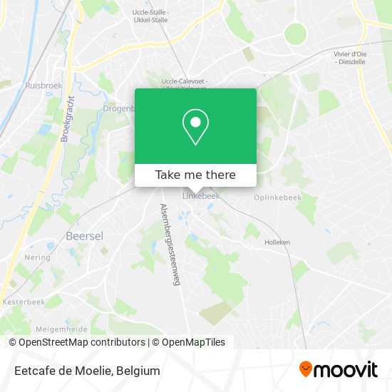 Eetcafe de Moelie map