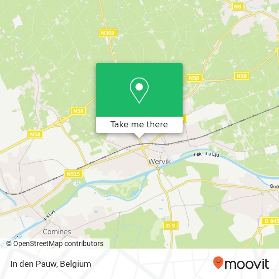 In den Pauw map