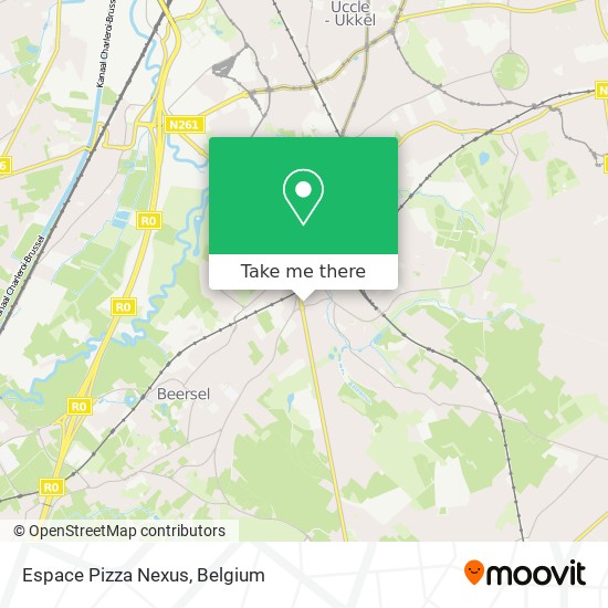 Espace Pizza Nexus map