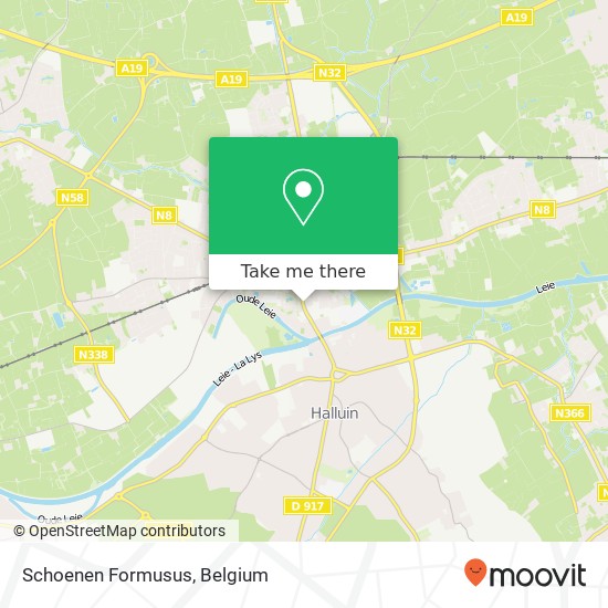 Schoenen Formusus, Rijselstraat 60 8930 Menen map