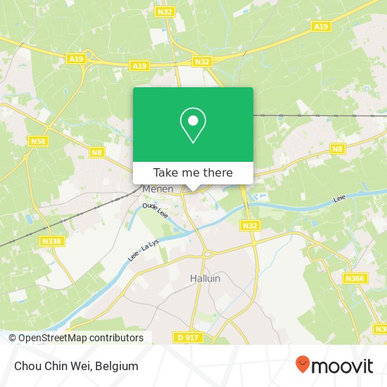 Chou Chin Wei, Kortrijkstraat 53 8930 Menen map