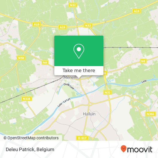 Deleu Patrick, Bruggestraat 8 8930 Menen map