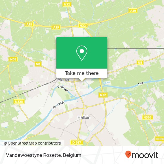 Vandewoestyne Rosette, Leopoldplein 10 8930 Menen map