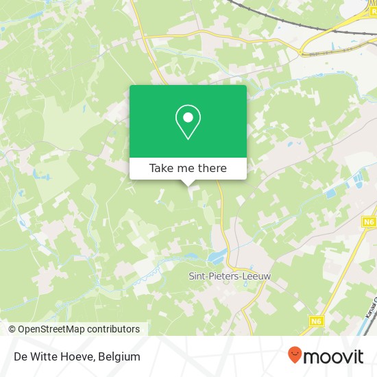 De Witte Hoeve, Elsweg 10 1600 Sint-Pieters-Leeuw map