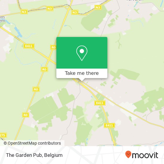 The Garden Pub, Brusselsesteenweg 629 3090 Overijse map