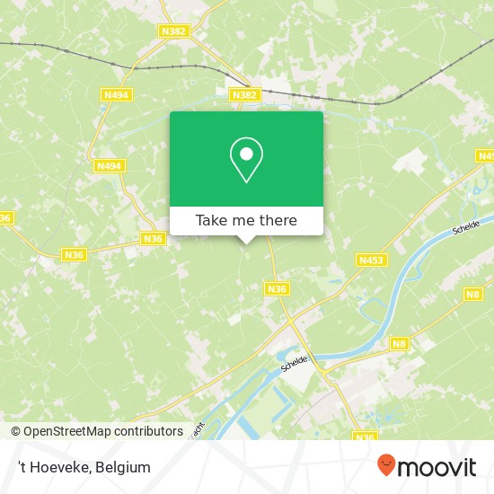 't Hoeveke map