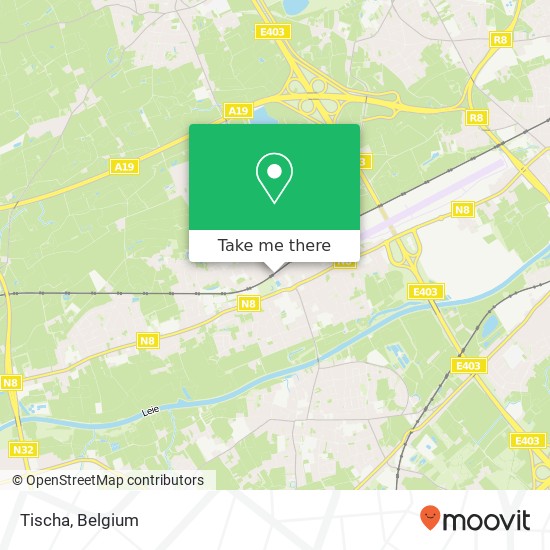 Tischa, Lode de Boningestraat 51 8560 Wevelgem map