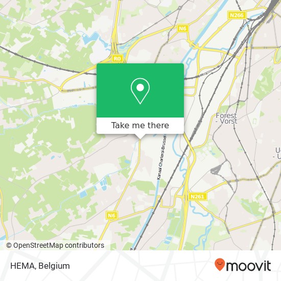 HEMA, Bergensesteenweg 65 1600 Sint-Pieters-Leeuw plan