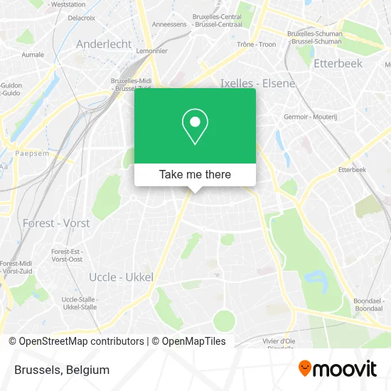 Brussels map
