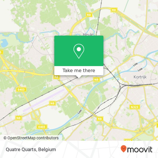 Quatre Quarts, Heulsestraat 70 8501 Kortrijk map