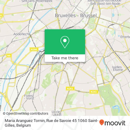 Maria Aranguez Tornin, Rue de Savoie 45 1060 Saint-Gilles map