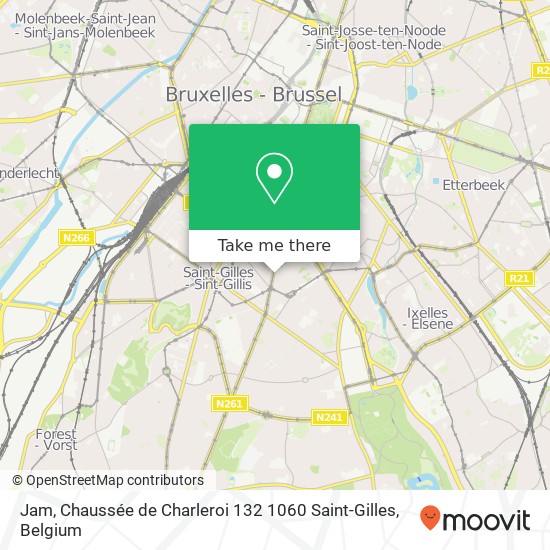 Jam, Chaussée de Charleroi 132 1060 Saint-Gilles map