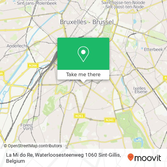 La Mi do Re, Waterloosesteenweg 1060 Sint-Gillis map