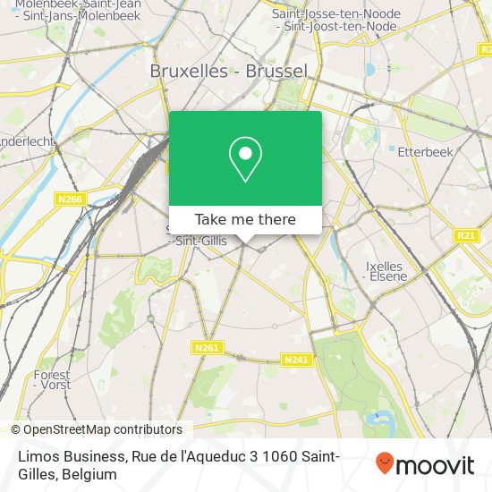 Limos Business, Rue de l'Aqueduc 3 1060 Saint-Gilles map