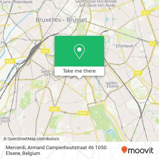 Mercerdi, Armand Campenhoutstraat 46 1050 Elsene map