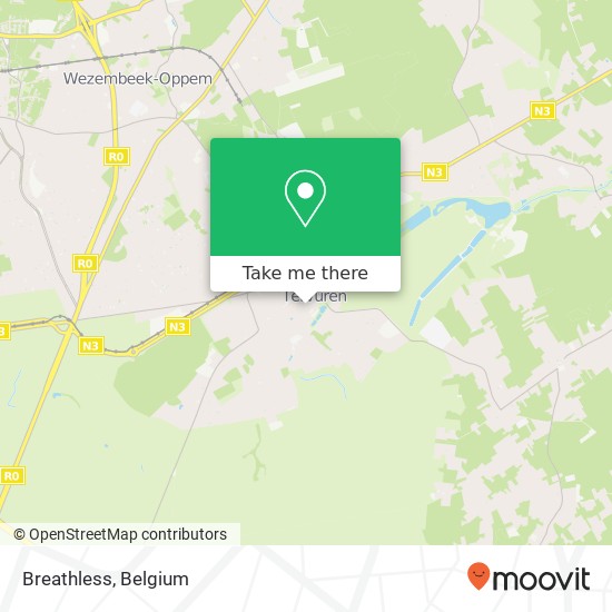 Breathless, Hoornzeelstraat 28 3080 Tervuren map