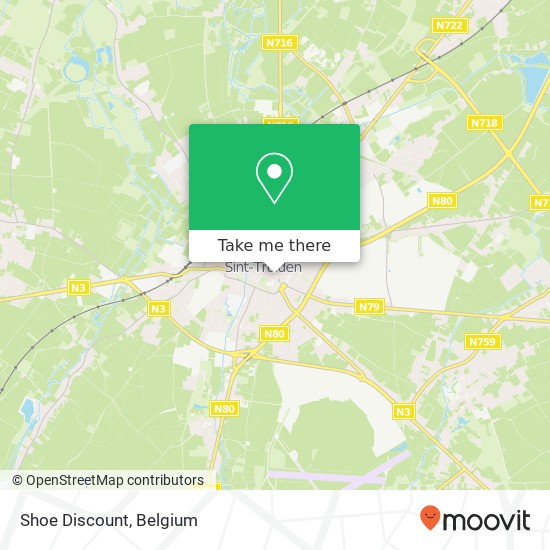 Shoe Discount, Luikerstraat 39 3800 Sint-Truiden map