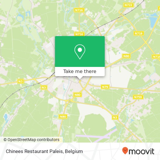 Chinees Restaurant Paleis, Luikerstraat 84 3800 Sint-Truiden plan