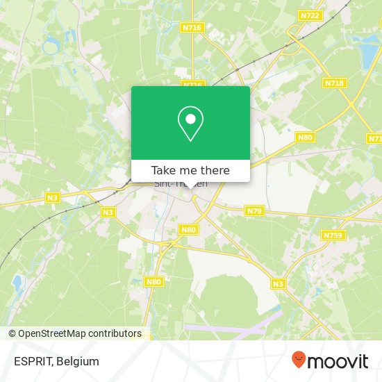 ESPRIT, Luikerstraat 49 3800 Sint-Truiden plan