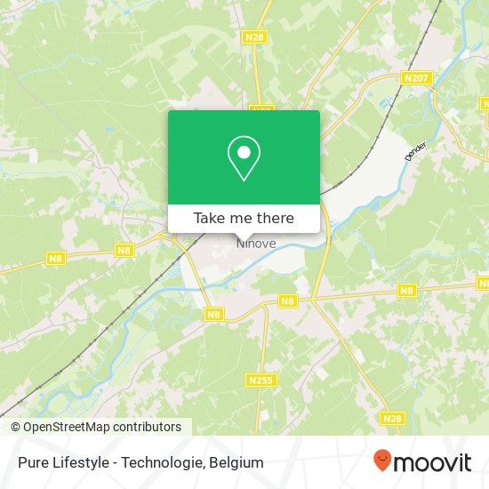 Pure Lifestyle - Technologie, Oudstrijdersplein 9 9400 Ninove map