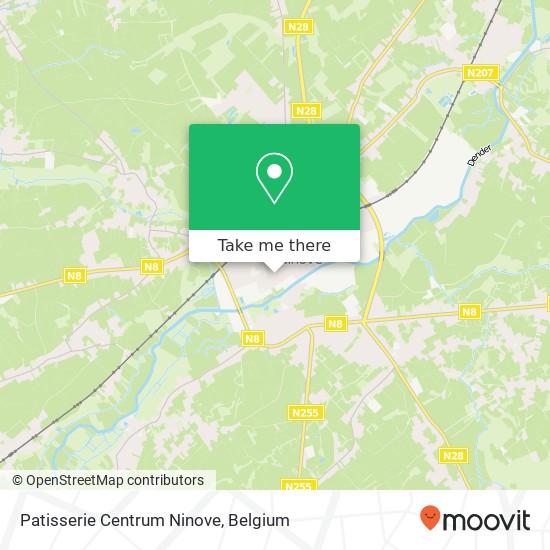 Patisserie Centrum Ninove, Centrumlaan 40 9400 Ninove map