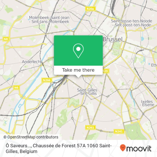 Ô Saveurs..., Chaussée de Forest 57A 1060 Saint-Gilles map