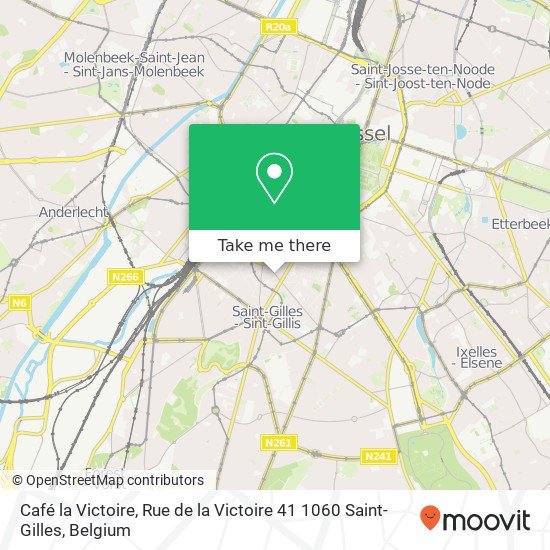 Café la Victoire, Rue de la Victoire 41 1060 Saint-Gilles map