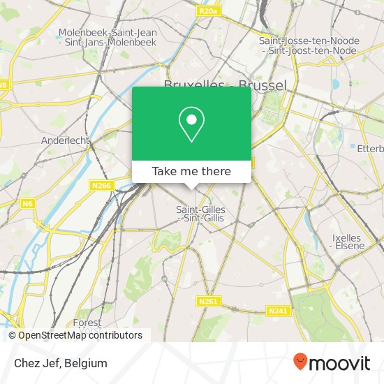 Chez Jef map