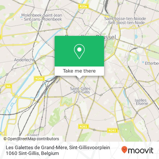 Les Galettes de Grand-Mère, Sint-Gillisvoorplein 1060 Sint-Gillis map