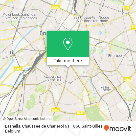 Lashella, Chaussée de Charleroi 61 1060 Saint-Gilles map