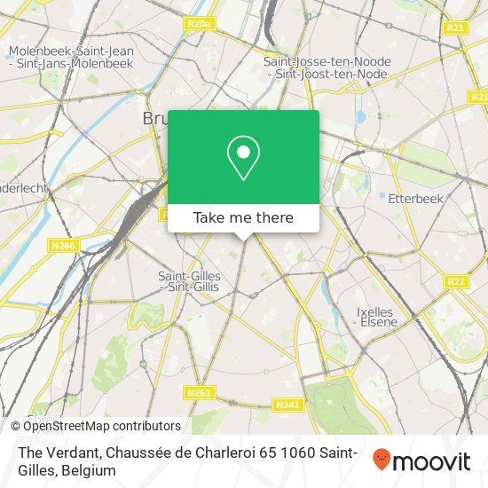 The Verdant, Chaussée de Charleroi 65 1060 Saint-Gilles map