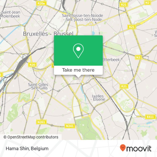 Hama Shin, Chaussée d'Ixelles 272 1050 Elsene map