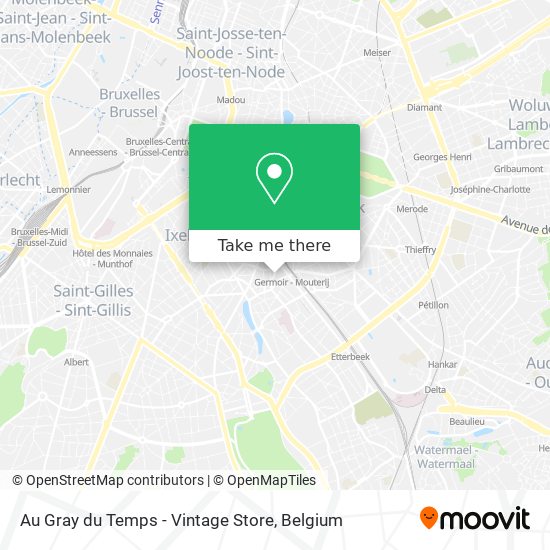 Au Gray du Temps - Vintage Store map