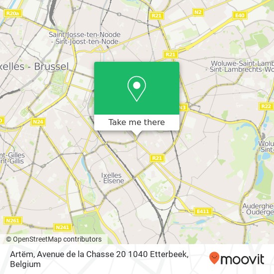 Artëm, Avenue de la Chasse 20 1040 Etterbeek map