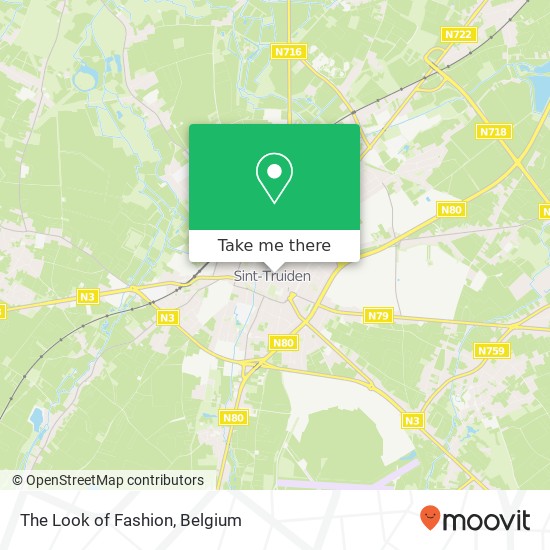 The Look of Fashion, Grote Markt 1 3800 Sint-Truiden map