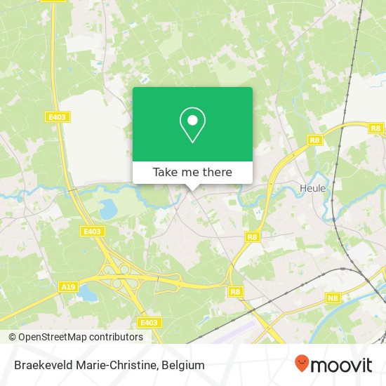 Braekeveld Marie-Christine, Bissegemstraat 17 8560 Wevelgem plan