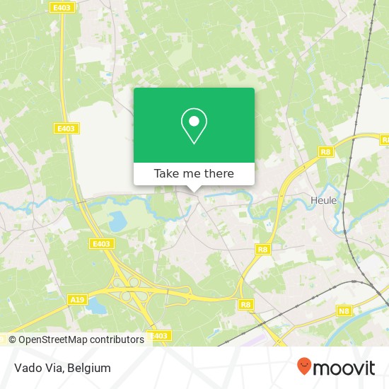 Vado Via, Bankstraat 12 8560 Wevelgem plan