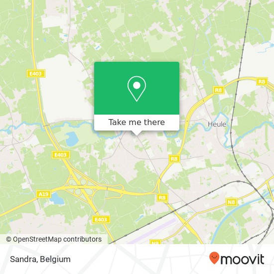 Sandra, Bissegemstraat 74 8560 Wevelgem map