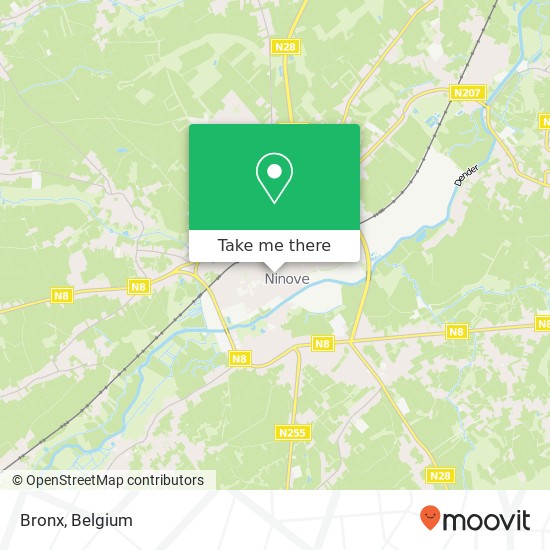 Bronx, Beverstraat 4 9400 Ninove plan