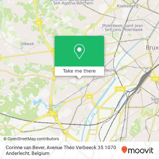 Corinne van Bever, Avenue Théo Verbeeck 35 1070 Anderlecht map