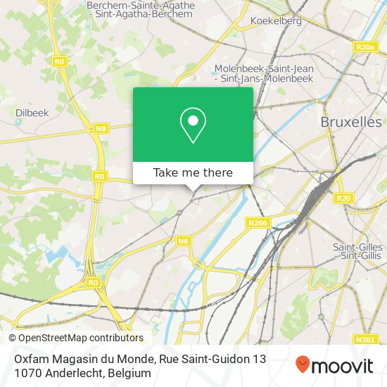 Oxfam Magasin du Monde, Rue Saint-Guidon 13 1070 Anderlecht map