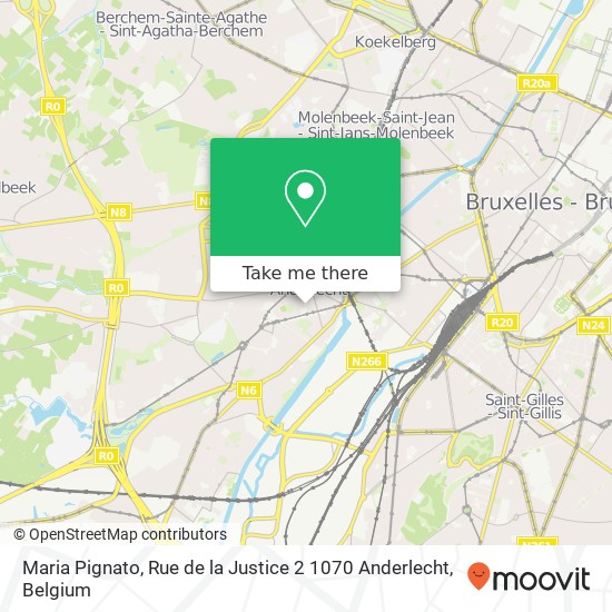 Maria Pignato, Rue de la Justice 2 1070 Anderlecht map