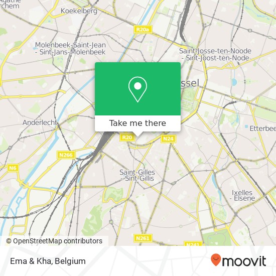 Ema & Kha, Hoogstraat 347 1000 Brussel map