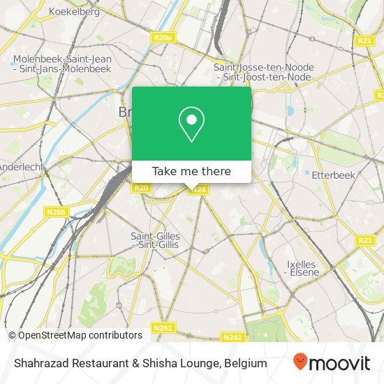 Shahrazad Restaurant & Shisha Lounge, Rue Jourdan 28 1060 Saint-Gilles map