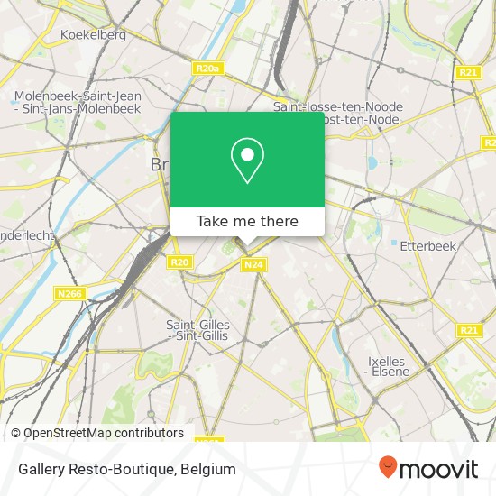 Gallery Resto-Boutique, Rue du Grand Cerf 7 1000 Brussel map